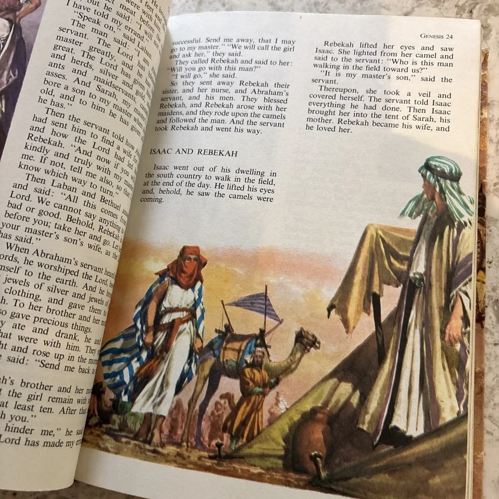 The Children's Bible‎ 1972 Excellent Golden Press Illustrated Bible Stories
